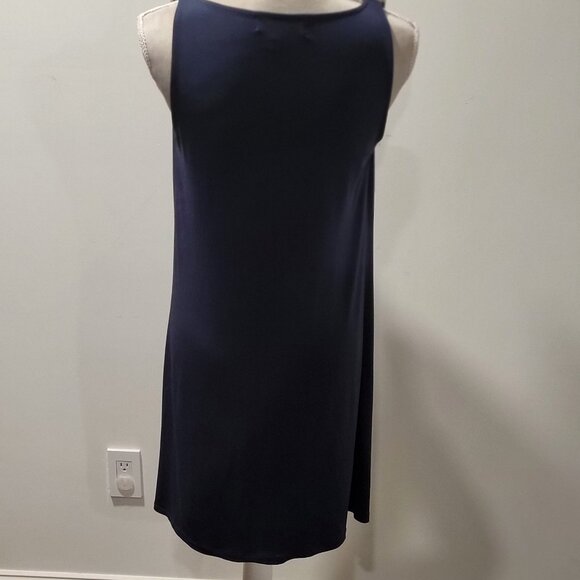 Michael Kors Dark Navy Blue Dress, with shoulder (belt) straps, Size Medium - Picture 10 of 12